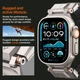 Remień Spigen DuraPro Armor do Apple Watch 49 46 45 44 42 mm 10 series Military Green (8809971239332) - obraz 11