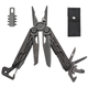 Мультитул 25-в-1 Multitool Pliers универсальный инструмент из нержавеющей стали 420 с набором бит и нейлоновым чехлом, Black - изображение 1