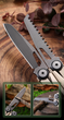 Мультитул 25-в-1 Multitool Pliers универсальный инструмент из нержавеющей стали 420 с набором бит и нейлоновым чехлом, Blue - изображение 5