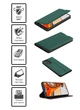 Чохол-книжка Skin Case Redmi Note 15 Pro (5G) (163,61*78,09*7,96) , Темно-зеленый - изображение 3