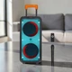 Bluetooth колонка акумуляторна ZXX 80Вт портативна акустична система з мікрофоном FM радіо MP3 плеєр чорна (59ОІ) - зображення 1