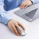 Беспроводная компьютерная мышь Baseus F02 Ergonomic Wireless Mouse (BT 5.3, 800-1600dpi). White - изображение 9