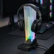 Підставка для навушників XTRIKE ME HT-09 RGB з USB-хабом на 4 порти. Black - зображення 3