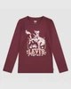 Детский лонгслив Levi's с принтом 1159858665 (Бордовый L) на рост 140-155 см - изображение 1