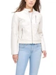 Женская куртка из экокожи Levi's на молнии 1159858542 (Молочный 1X) - изображение 1