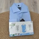 Классическая голубая рубашка LIVERGY Regular Fit, длинный рукав, хлопок 44 - изображение 4
