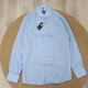 Классическая голубая рубашка LIVERGY Regular Fit, длинный рукав, хлопок 44 - изображение 5