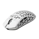 Игровая безповодная мышка Attack Shark R5 Ultra White, сесснсор PAW3950 MAX, (2,4\Bluetooth\USB), 42000 DPI, 8000 Ггц, 39 г. - изображение 4