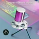 Микрофон Fifine AmpliGame A2W White, Конденсаторный, Кардиоидный, USB подключения, Plug & Play, RGB подсветкой - изображение 4