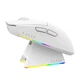 Ігрова безповідна мишка Ajazz AJ139 V2 MC White + Док-станція, сеснсор PAW3311, (2,4\Bluetooth\USB), 12000 DPI 1000 Ггц опитування - зображення 1