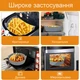 Набор из 3 круглых силиконовых форм для аэрогриля, духовки и мультипечи с высокими бортиками 6 см, 20×20 см - изображение 9