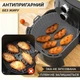 Набор силиконовых форм для аэрофритюрницы аэрогриля и духовки, 6 штук Серый - изображение 10