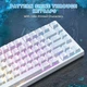 Магнітна клавіатура ATTACK SHARK R82 HE White Contour, Hall Effect, Rapid Trigger, 8000 Гц опитування, RGB підсвічування - зображення 8