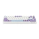 Магнитная клавиатура Ajazz AK820 Max HE White Purple, Hall Effect, Rapid Trigger, 8000 Гц опроса, RGB подсветки - изображение 4