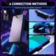 Беспроводные игровые наушники Attack Shark L80 Pro Black Геймерская гарнитура с микрофоном и 2.4 ГГц / Bluetooth - изображение 7