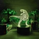 3D-ночник Тираннозавр, лампа, светильник, с пультом управления, 16 цветов RGB (1030) - изображение 5
