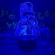 3D-ночник Итачи Учиха с аниме Наруто, лампа, светильник, с пультом управления, 16 цветов RGB - изображение 7