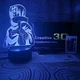 3D-ночник Итачи Учиха с аниме Наруто, лампа, светильник, с пультом управления, 16 цветов RGB - изображение 8