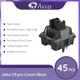 Набор механических переключателей Akko V3 Creamy Black Pro 45 шт набор из 45 шт кроемовых линейных свечей для механических клавиат - изображение 2