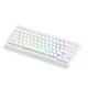 Проводная магнитная клавиатура Akko TAC75 8K White, белый цвет, Rapid Trigger, 8000 Гц, RGB подсветки - изображение 3