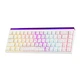 Механическая клавиатура Ajazz NK68 White Contours с Red Switch, RGB подсветкой, HOT-SWAP, 65% - изображение 4