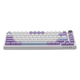 Механическая клавиатура Ajazz AK820 White Purple, Epomaker Moon Switch, размера 75%, RGB подсветки, PBT кейкапы - изображение 8
