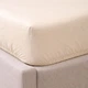 Простынь на резинке LARA сатин LUX dp13259 BEIGE 160х200+25 см - изображение 4