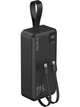 Повербанк Kensa 30000 mAh універсальний повербанк з швидкою зарядкою 22.5W та вбудованими кабелями - зображення 2