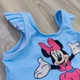 Купальник слитный детский Primark Минни Маус голубой для девочки, пляжный 74 см. - изображение 4