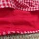 Роздільний купальник для дівчинки Primark червоний в клітинку топ і плавки 146 см - зображення 7