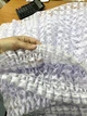 Тюль 3 м х 1,60 м білосніжна з абстрактною об'ємною вишивкою - зображення 8