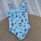 Купальник слитный детский Primark Hello Kitty для девочки, с рюшами 116 см. - изображение 6