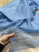 Тюль шифон блакитний висота 2,95 м х 1 м.пог. - изображение 2