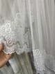 Тюль фатин низ вишивка 3 м х 2,50 м білий - изображение 2