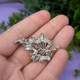 Серебряная брошь с фианитами Лесная симфония - изображение 3