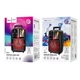 Портативна бездротова Bluetooth акустична система HOCO Dancer Outdoor Wireless Speaker BS37 колонка валізу з мікрофоном Black (BS37) - изображение 8