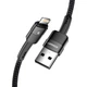 Дата кабель USB 2.0 AM to Lightning 2.0m 2.4A black Essager (EXCL-XCA01) - изображение 2