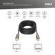 Кабель мультимедийный HDMI M to HDMI M 30m 8K AOC hybrid-fiber black Digitus (AK-330126-300-S) - изображение 5