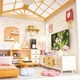 Конструктор-румбокс Гостиная Mini House 8006-MH серии "Интерьер", со светом - изображение 5
