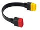 Кабель удлинитель OBD2 36 см ОБД плоский 16-16-pin полная распайка Черный - изображение 5