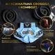 Комплект тайские шорты и брелок-талисман гиря для кикбоксинга мма муай тай тайского бокса смешанных единоборств мужские женские детские спортивные в зал с разрезами боксерские тренировочные сатиновые широкий пояс Univerza Голубые 4_3_S_7B - изображение 8