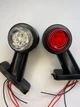 Габаритный фонарь заноса прицепа 12-24в рожки,боковые габариты LED универсальные огни рога комплект 2шт - изображение 4