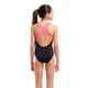 Купальник для дівчат Arena Spray Paint Swimsuit Swim Pro (UPF 50+) 164 см Чорно-рожевий,бірюзовий (010286-590-164) - зображення 5