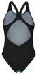 Купальник закрытый для женщин Arena Blue Flowers Swimsuit V Back (UPF 50+) Черно-голубой 44 (009027-850-44) - изображение 4