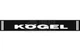 Брызговик на задний бампер универсальный KOGEL черный 2400×350 мм - изображение 1