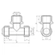 Трійник обжимний Thermo Alliance Forte 16х1/2"х16 ЗР SF178W161516 - зображення 2