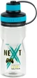 Пляшечка для води Kite Next Level 500 мл Чорно-бірюзова (K26-397-1) - зображення 1