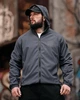 Чоловіча демісезонна вітровка Stone Island XL сіра (95365) - зображення 2