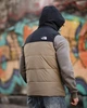 Стильна чоловіча демісезонна жилетка The North Face 2XL чорно-бежева (95328) - зображення 6