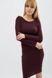 Сукня жіноча з мереживною спинкою Carica KP-5874-16 59047 M бургунді - изображение 1